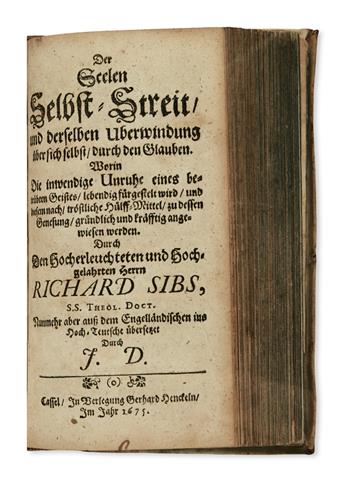 BAXTER, RICHARD. Die wahre Bekehrung.  1673 + SIBBES, RICHARD.  Der Seelen Selbst-Streit.  1675
